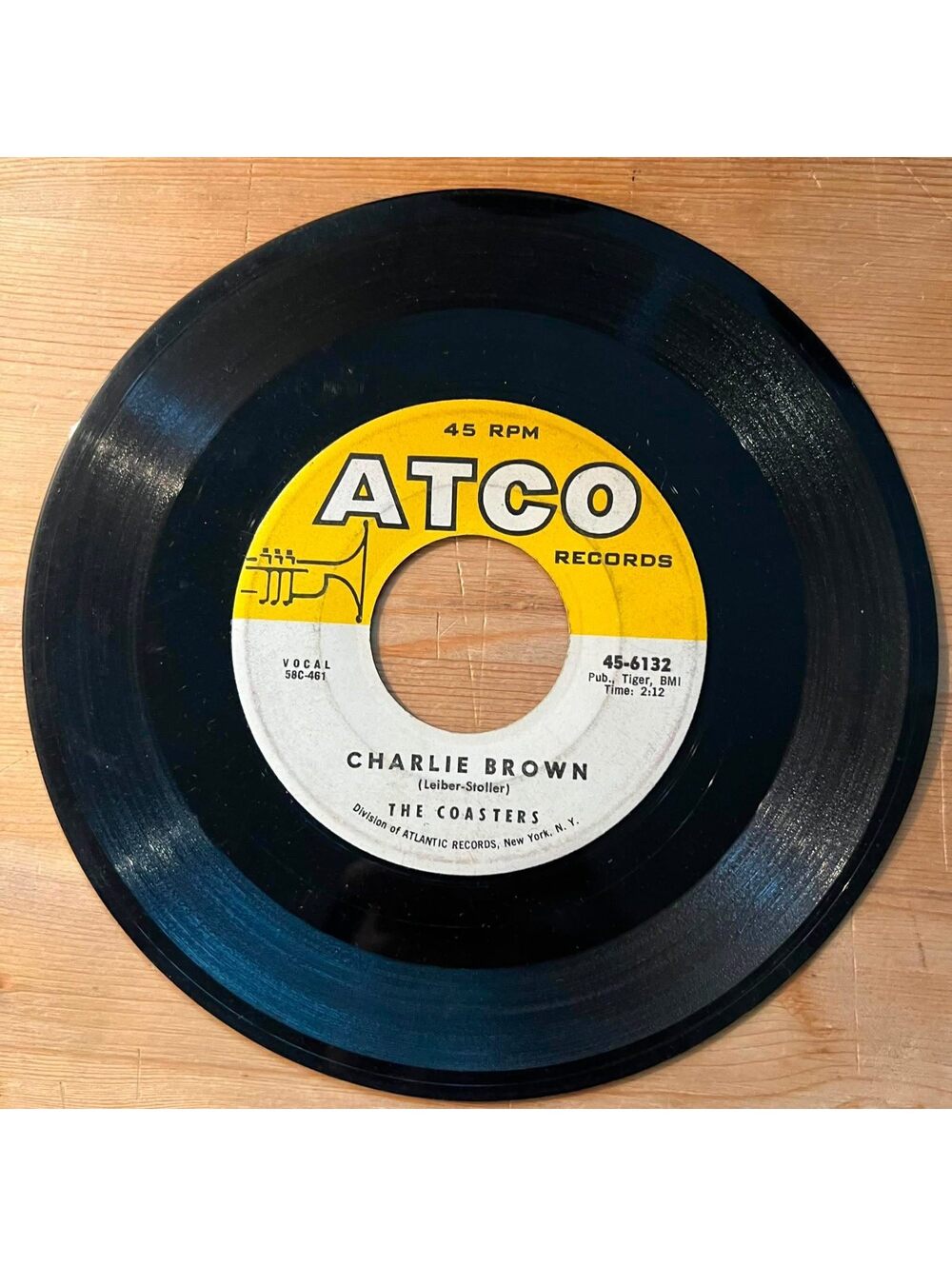 The Coasters - Charlie Brown/Three Cool Cats 45rpm VG+ R11